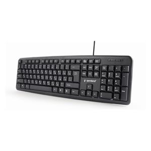 Gembird KB-U-103-RU keyboard Office USB QWERTY English, Russian Black 5