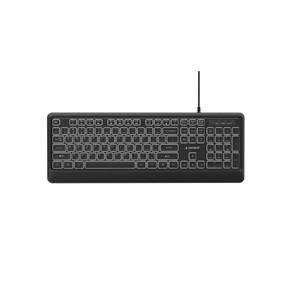 Gembird KB-UML-04 Slim wired backlight keyboard, black, US layout
