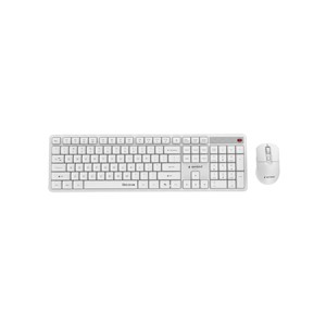 Gembird KBS-WMS-01-W Silent key Pro Business wireless desktop set, white, US layout