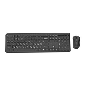 Gembird KBS-WPS-01-W Slim Pro Business wireless desktop set, black, RU layout
