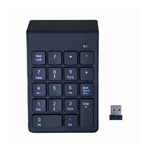 Gembird KPD-W-02 numeric keypad Notebook/PC Bluetooth Black