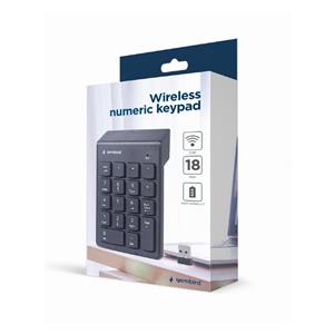 Gembird KPD-W-02 numeric keypad Notebook/PC Bluetooth Black 5