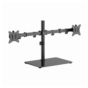 Gembird MS-D2ST-01 Dual monitor desk stand (rotate, tilt, swivel), 17”-32”, up to 9 kg, black
