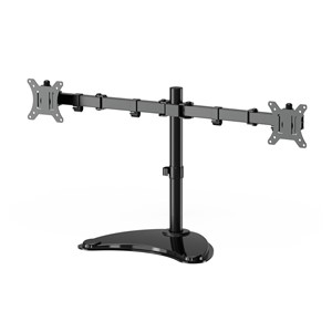 Gembird MS-D2ST-02 Monitor desk stand (rotate, tilt, swivel), 13”-32”, black