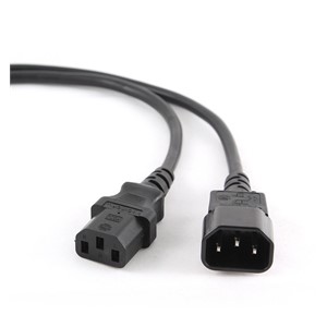 Gembird PC-189 power cable Black C14 coupler