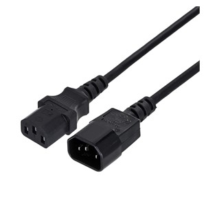 Gembird PC-189-VDE power cable Black 1.8 m C14 coupler