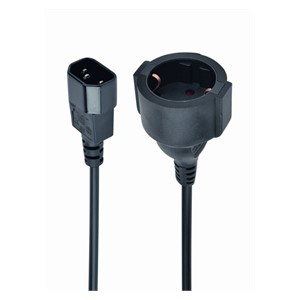 Gembird PC-SFC14M-01 power adapter IEC320 C14 -> SCHUKO (F) on a 15 cm cable