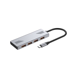 Gembird UHB-CM-U310-A4-01, 4-port USB-A 3.2 (Gen 2) Type-C hub