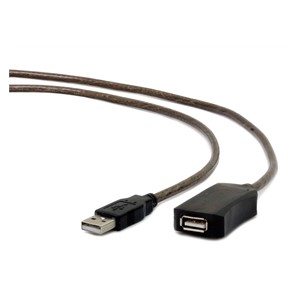 Gembird USB A /USB A M /F 5m USB cable USB 2.0 Black