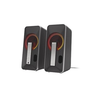 GENESIS Helium 100 BT RGB speaker set 10 W PC /Laptop Black, Silver 2.0 channels Bluetooth