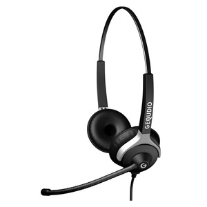 GEQUDIO WA9021 headphones /headset Wired Head-band Office /Call center Black