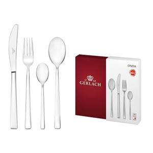 Gerlach Cutlery Set 24 Pcs Onda Box Stainless Steel 2