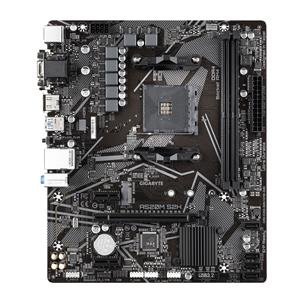 GIGABYTE A520M S2H Motherboard - Supports AMD Ryzen 5000 Series AM4 CPUs, 4+3 Phases Pure Digital VRM, up to 5100MHz DDR4 (OC), PCIe 3.0 x4 M.2, GbE LAN, USB 3.2 Gen 1 3