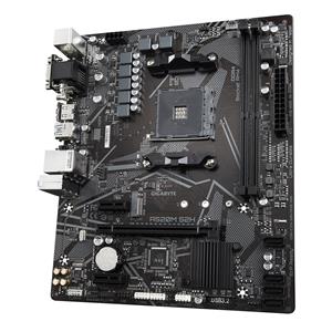 GIGABYTE A520M S2H Motherboard - Supports AMD Ryzen 5000 Series AM4 CPUs, 4+3 Phases Pure Digital VRM, up to 5100MHz DDR4 (OC), PCIe 3.0 x4 M.2, GbE LAN, USB 3.2 Gen 1 5