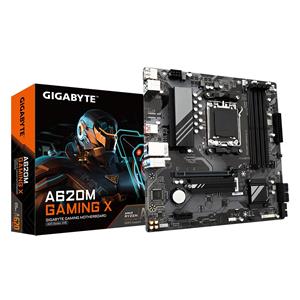 Gigabyte A620M GAMING X Motherboard - Supports AMD Ryzen 8000 CPUs, 8+2+1 Phases Digital VRM, up to 8000MHz DDR5 (OC), 1xPCIe 4.0 M.2, GbE LAN, USB 3.2 Gen 2 2