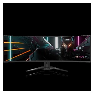 GIGABYTE AORUS CO49DQ 49 OLED DQHD curved monitor, 5120 x 1440, 0.03ms, 144Hz, speakers