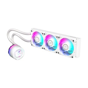 GIGABYTE AORUS WATERFORCE X II 360 ICE AIO Liquid CPU Cooler - 3x120mm ARGB Fans, full-color LCD, DAISY-CHAIN, Intel LGA 1851 and AMD AM5 Compatible