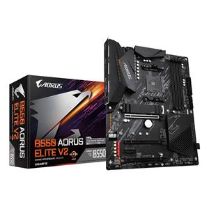 Gigabyte B550 AORUS ELITE V2 Motherboard - Supports AMD Ryzen 5000 Series AM4 CPUs, 12+2 Phases Digital Twin Power Design, up to 4733MHz DDR4 (OC), 2xPCIe 3.0 M.2, 2.5GbE LAN, USB 3.2 Gen1