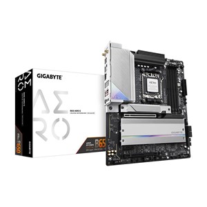 GIGABYTE B650 AERO G Motherboard - AMD Ryzen 9000 Series CPUs, up to 8000MHz DDR5 (OC), 1xPCIe 5.0 + 2xPCIe 4.0 M.2, 2.5GbE LAN, WIFI 6E, USB 3.2 Gen 2