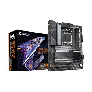 Gigabyte B650 AORUS ELITE AX V2 Motherboard - Supports AMD AM5 CPUs, 12+2+2 Phases Digital VRM, up to 8000MHz DDR5 (OC), 1xPCIe 5.0 + 2xPCIe 4.0 M.2, Wi-Fi 6E, 2.5GbE LAN, USB 3.2 Gen 2