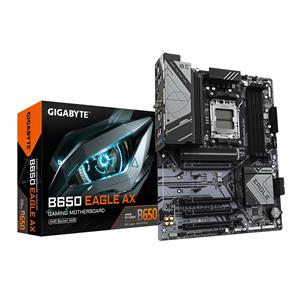 Gigabyte B650 EAGLE AX Motherboard - Supports AMD Ryzen 7000 CPUs, 12+2+2 Phases Digital VRM, up to 7600MHz DDR5 (OC), 1xPCIe 5.0 + 2xPCIe 4.0 M.2, Wi-Fi 6E 802.11ax, GbE LAN, USB 3.2 Gen2