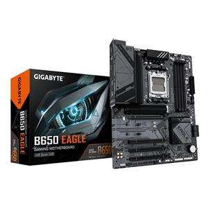 GIGABYTE B650 EAGLE Motherboard - Supports AMD Ryzen 9000 CPUs, 12+2+2 Phases Digital VRM, up to 7600MHz DDR5 (OC), 1xPCIe 5.0 + 2xPCIe 4.0 M.2, GbE LAN, USB 3.2 Gen2