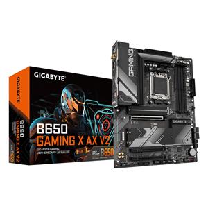 Gigabyte B650 GAMING X AX V2 Motherboard - Supports AMD Ryzen 8000 CPUs, 8+2+2 Phases Digital VRM, up to 8000MHz DDR5 (OC), 1xPCIe 5.0 + 2xPCIe 4.0 M.2, Wi-Fi 6E 802.11ax, 2.5GbE LAN, USB 3.2 Gen 2