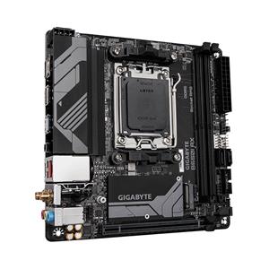 Gigabyte B650I AX 1.0 Processor family AMD Processor socket AM5 DDR5 DIMM Supported hard disk drive interfaces SATA, M.2 Number of SATA connectors 2 4