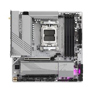 Gigabyte B650M AORUS ELITE AX ICE Motherboard - Supports AMD Ryzen 8000 CPUs, 12+2+2 Phases Digital VRM, up to 8000MHz DDR5 (OC), 1xPCIe 5.0 + 1xPCIe 4.0 M.2, Wi-Fi 6E, 2.5GbE LAN, USB 3.2 Gen 2