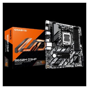 GIGABYTE B650M D3HP, DDR5, SATA3, USB3.2Gen1, DP, 2.5GbE, AM5 mATX