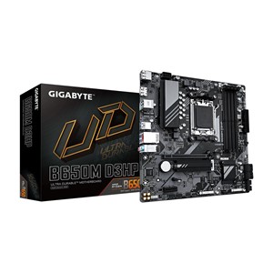 GIGABYTE B650M D3HP Motherboard - AMD Ryzen 9000 Series CPUs, 5+2+2 Phases VRM, up to 7600MHz DDR5 (OC), 2xPCIe 4.0 M.2, 2.5GbE LAN, USB 3.2 Gen 1