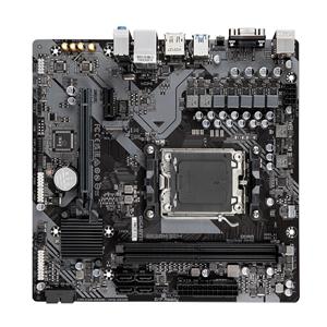 Gigabyte B650M S2H Motherboard - Supports AMD Ryzen 8000 CPUs, 5+2+2 Phases Digital VRM, up to 6400MHz DDR5, 1xPCIe 4.0 M.2, GbE LAN, USB 3.2 Gen 1 5