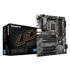 Gigabyte B760 DS3H AX Motherboard - Supports Intel Core 14th Gen CPUs, 8+2+1 Phases Digital VRM, up to 7600MHz DDR5 (OC), 2xPCIe 4.0 M.2, Wi-Fi 6E, 2.5GbE LAN, USB 3.2 Gen 2