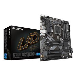Gigabyte B760 DS3H DDR4 Motherboard - Supports Intel Core 14th CPUs, 18+2+1 Phases Digital VRM, up to 5333MHz DDR4 (OC), 2xPCIe 4.0 M.2, GbE LAN, USB 3.2 Gen 2