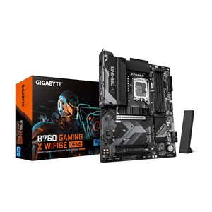 GIGABYTE B760 GAMING X WIFI6E GEN5 Motherboard - Supports 14th Gen. Intel Core CPUs, 8+1+1 phases VRM, up to 5600MHz DDR5, 3xPCIe 4.0 M.2, Wi-Fi 6E, 2.5 GbE LAN, USB 3.2 Gen 2