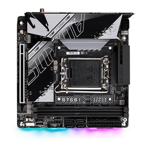 GIGABYTE B760I AORUS PRO DDR4 Motherboard - Supports Intel Core 14th Gen CPUs, 8+1+1 Phases Digital VRM, up to 5333MHz DDR4 (OC), 2xPCIe 4.0 M.2, Wi-Fi 6, 2.5GbE LAN, USB 3.2 Gen 2 3