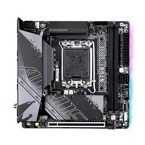 GIGABYTE B760I AORUS PRO Motherboard - Supports Intel Core 14th Gen CPUs, 8+1+1 Phases Digital VRM, up to 8000MHz DDR5 (OC), 2xPCIe 4.0 M.2, Wi-Fi 6E, 2.5GbE LAN, USB 3.2 Gen 2 3