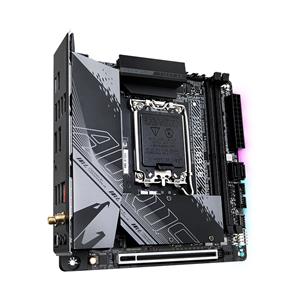 GIGABYTE B760I AORUS PRO Motherboard - Supports Intel Core 14th Gen CPUs, 8+1+1 Phases Digital VRM, up to 8000MHz DDR5 (OC), 2xPCIe 4.0 M.2, Wi-Fi 6E, 2.5GbE LAN, USB 3.2 Gen 2 4