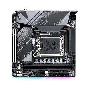 GIGABYTE B760I AORUS PRO Motherboard - Supports Intel Core 14th Gen CPUs, 8+1+1 Phases Digital VRM, up to 8000MHz DDR5 (OC), 2xPCIe 4.0 M.2, Wi-Fi 6E, 2.5GbE LAN, USB 3.2 Gen 2 5