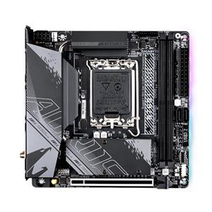 GIGABYTE B760I AORUS PRO Motherboard - Supports Intel Core 14th Gen CPUs, 8+1+1 Phases Digital VRM, up to 8000MHz DDR5 (OC), 2xPCIe 4.0 M.2, Wi-Fi 6E, 2.5GbE LAN, USB 3.2 Gen 2 7