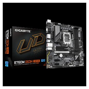 GIGABYTE B760M DS3H GEN5, DDR5, SATA3, USB3.2Gen2, DP, LGA1700 mATX