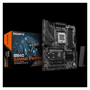 GIGABYTE B840 GAMING X WIFI6E, DDR5, SATA3, USB3.2Gen2, DP, 2.5GbE, Wi-Fi 6E, AM5 ATX