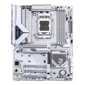 GIGABYTE B850 EAGLE WIFI7 ICE Motherboard - AMD Ryzen 9000 Series CPUs, 8+2+2 Phases Digital VRM, up to 8200MHz DDR5 (OC), 1xPCIe 5.0 + 2xPCIe 4.0 M.2, WIFI 7, 2.5 GbE LAN, USB 3.2 Gen 2