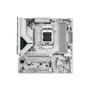 GIGABYTE B850M EAGLE WIFI6E ICE Motherboard - AMD Ryzen 9000 Series CPUs, 8+2+2 Phases Digital VRM, up to 8200MHz DDR5 (OC), 1xPCIe 5.0 + 1xPCIe 4.0 M.2, Wi-Fi 6E, 2.5 GbE LAN, USB 3.2 Gen 2