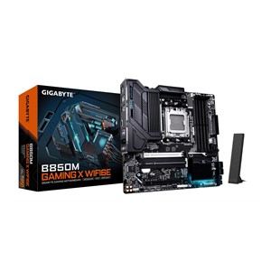 GIGABYTE B850M GAMING X WIFI6E Motherboard - AMD Ryzen 9000 Series CPUs, 10+2+2 Phases Digital VRM, up to 8200MHz DDR5 (OC), 1xPCIe 5.0 + 1xPCIe 4.0 M.2, 2.5LAN, WIFI 6E, USB 3.2 Gen 2