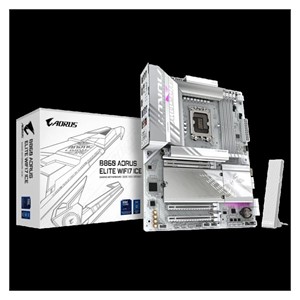 GIGABYTE B860 AORUS ELITE WF7 ICE, DDR5, SATA3, USB4, DP, Wi-Fi 7, LGA1851 ATX