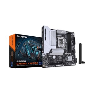 GIGABYTE B860M GAMING X WIFI6E Motherboard - Intel Core Ultra Series CPUs, 8+1+2+2 Phases VRM, up to 9200MHz DDR5, 1xPCIe 5.0 + 1xPCIe 4.0 M.2, 2.5GbE LAN, WIFI 6E, USB 4