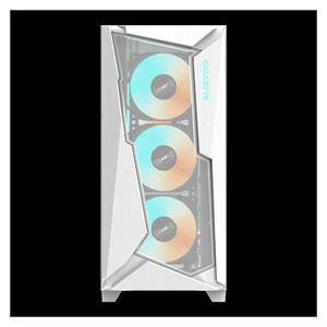 GIGABYTE C301 GLASS USB 3.1 Gen2 Type-C ARGB illuminated case, E-ATX white