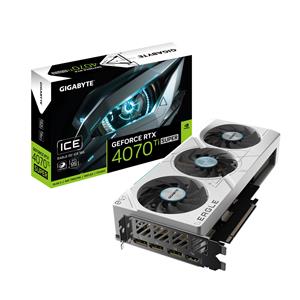 GIGABYTE GeForce RTX 4070 Ti SUPER EAGLE OC ICE 16G Graphics Card - 16GB GDDR6X, 256bit, PCI-E 4.0, 2640MHz Core Clock, 3 x DisplayPort 1.4a, 1 x HDMI 2.1a, NVIDIA DLSS 3, GV-N407TSEAGLEOC ICE-16GD 2