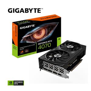 GIGABYTE GeForce RTX 4070 WINDFORCE 2X OC V2 12G Graphics Card - 12GB GDDR6, 192bit, PCI-E 4.0, 2490MHz Core Clock, 3 x DisplayPort 1.4a, 1 x HDMI 2.1a, NVIDIA DLSS 3, GV-N4070WF2OCV2-12GD 3